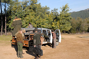 chasseurs en monteria