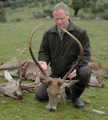 trophée sélectif de cerf en monteria