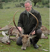 trophée sélectif de cerf en monteria
