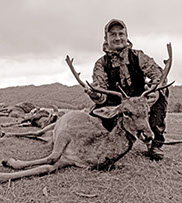 beau daim chassé par Linus Bretz en monteria au Portugal