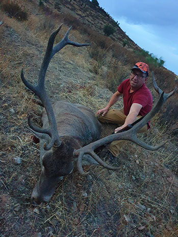Thierry Loots, Fernando Rosa Dias et un cerf sélectif au Portugal