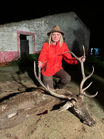 Thierry Loots, Fernando Rosa Dias et un cerf sélectif au Portugal